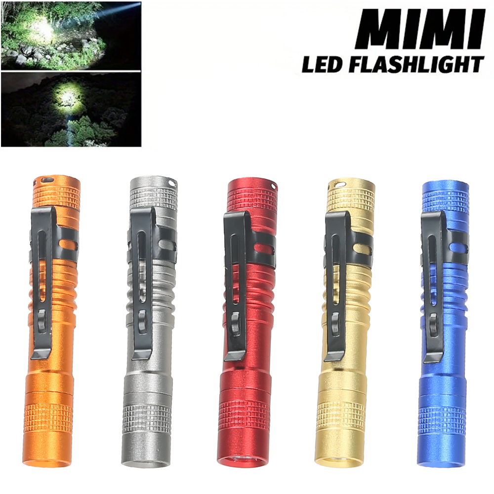 Lighting Fixture Outdoor - ไฟฉาย LED แบบพกพาขนาดเล็กพร้อมคลิปหนีบ ความสว่างสูงพิเศษ ความสว่างสูง ไฟฉายพกพาสำหรับตั้งแคมป์กลางแจ้งฉุกเฉิน