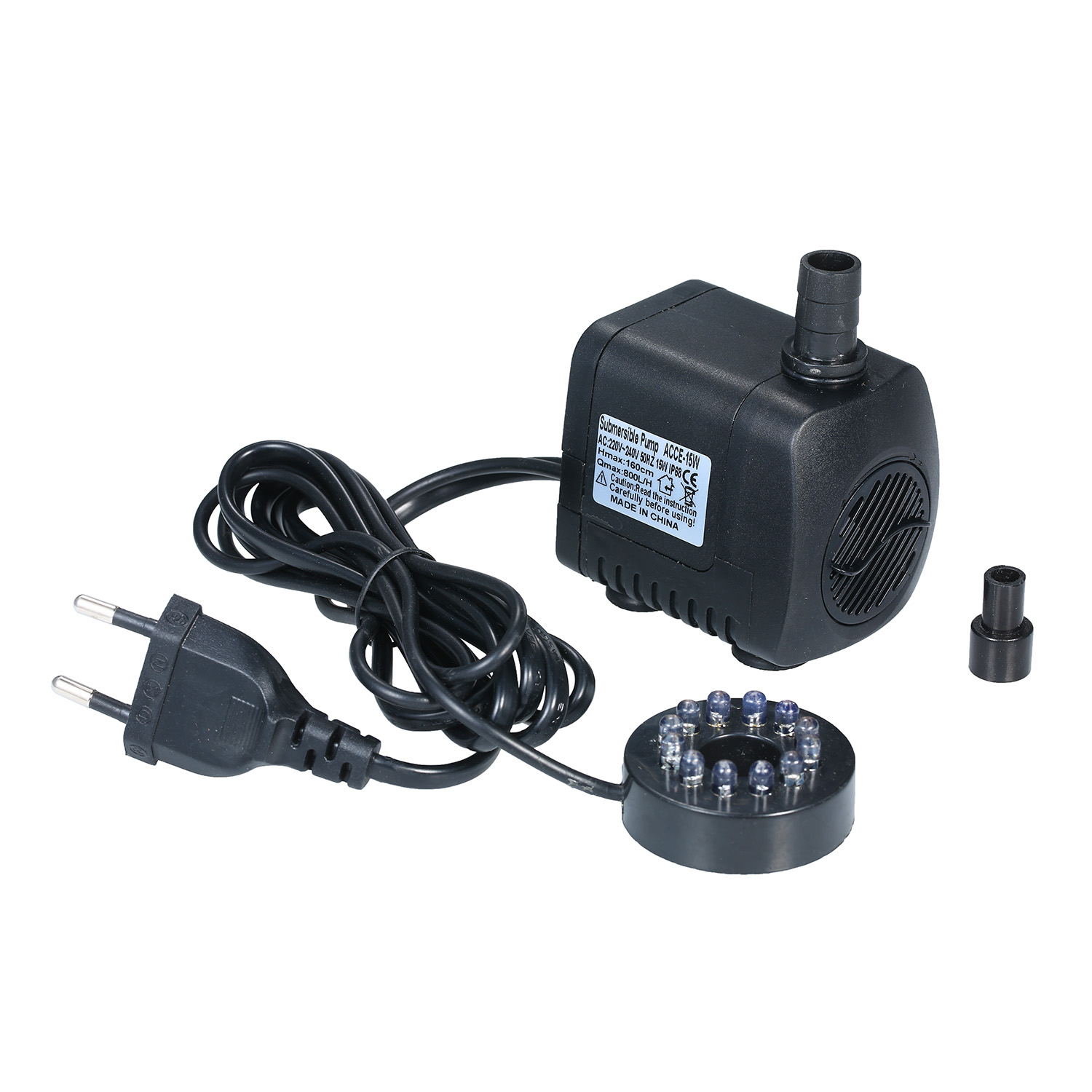 Pond Light Submersible - ไฟ LED Submersible ปั๊ม 800L/H Ultra-Quiet