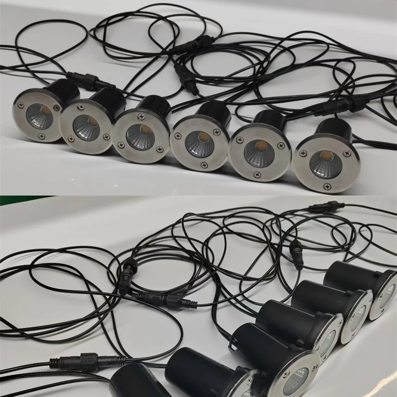 Outdoor Lighting Underground Wiring - สายไฟกันน้ำยาว 2 เมตร ได้รับการเชื่อมต่อแล้ว ไฟ LED