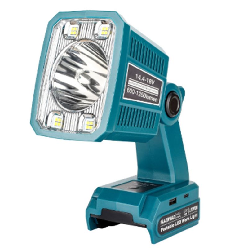Outdoor Lighting Jobs - AB46-โคมไฟกลางแจ้ง 14.4-20V แบตเตอรี่ลิเธียม 18W ไฟส่องสว่างไร้สายสำหรับงานก่อสร้าง ตกปลาตอนกลางคืน