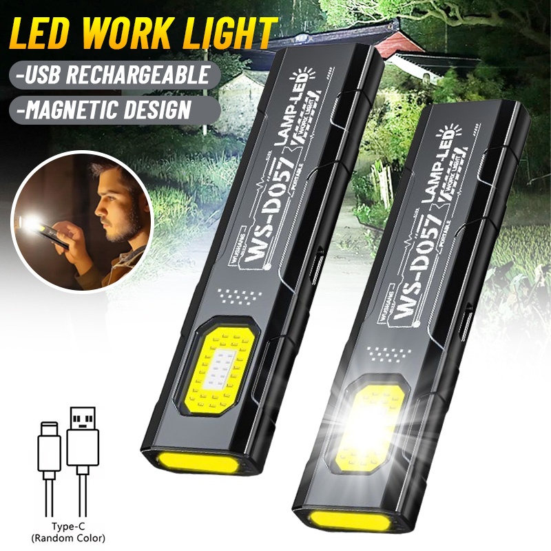 Outdoor Lighting Portable - ไฟฉายเตือนความปลอดภัยขนาดเล็กทรงพลัง ไฟเตือนแรงสูง พกพาสะดวก ใช้สำหรับงานซ่อมบำรุงภายนอกอาคาร ไฟฉุกเฉิน EDC