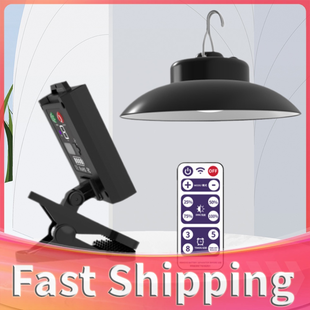 Umbrella Led Clip - ไฟร่มสนามพลังงานแสงอาทิตย์ กันน้ำระดับ IP65 พร้อมคลิปหนีบ ไฟติดร่มพร้อมหน้าจอแสดงพลังงาน สำหรับตกแต่งสวน