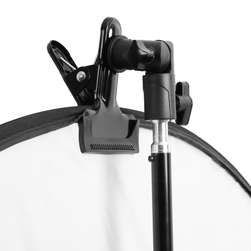 Umbrella Led Clip - ตัวยึดโลหะสำหรับยึดสะท้อนแสง1/4 