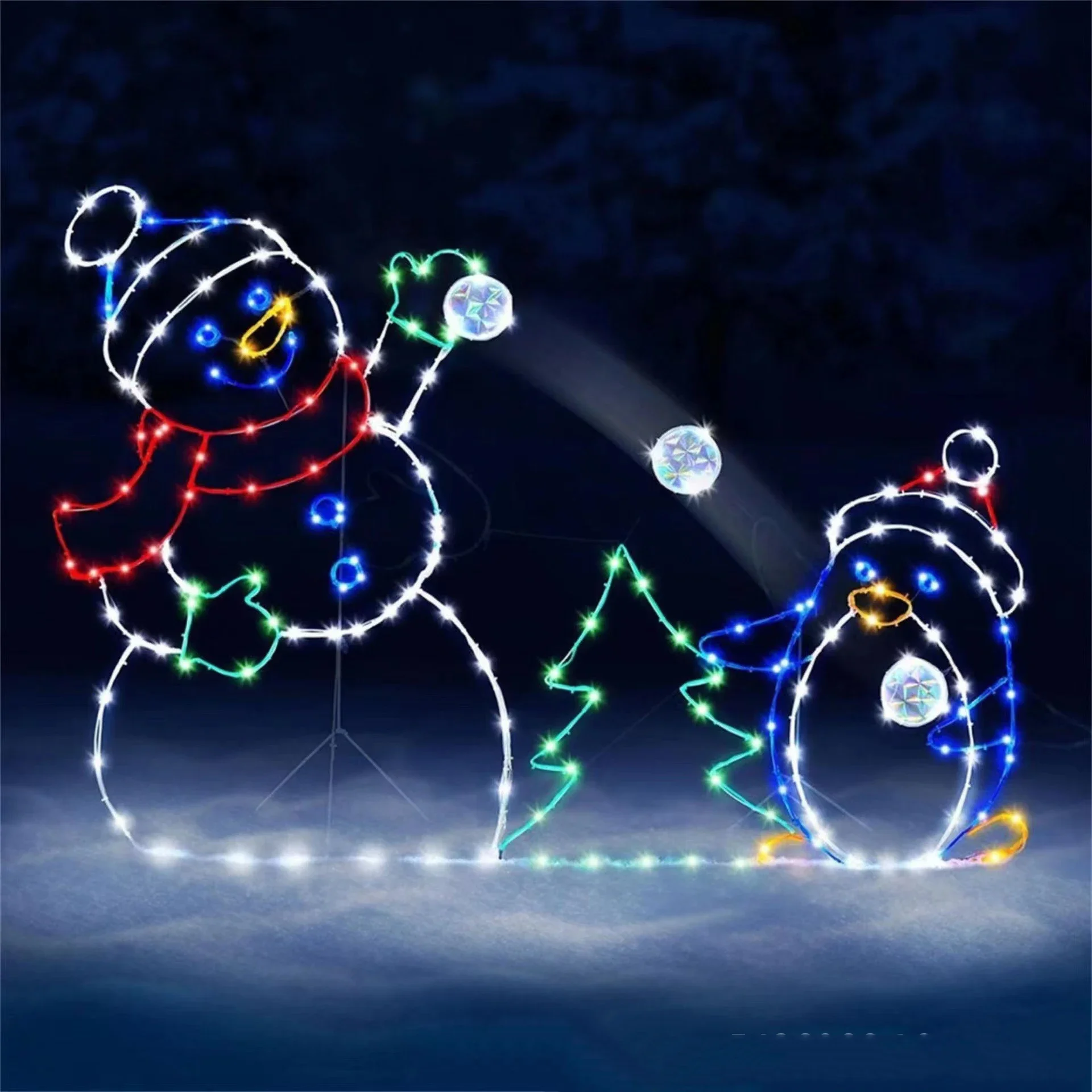 ไฟประดับลูกโลกหิมะเคลื่อนไหว L - Outdoor Lighting Effects บทวิจารณ์และราคา