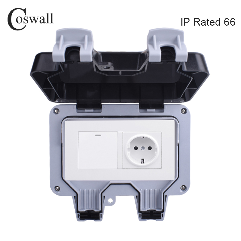 Coswall IP66 Weatherproof กันน - Outdoor Lighting Wall Mount บทวิจารณ์และราคา