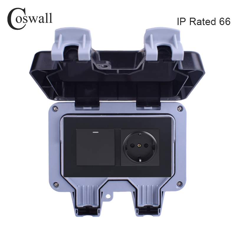 Coswall IP66 Weatherproof กันน - Outdoor Lighting Wall Mount บทวิจารณ์และราคา
