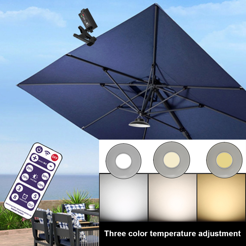 ไฟร่มโซลาร์เซลล์แบบรีโมทคอนโทร - Umbrella Led Clip บทวิจารณ์และราคา
