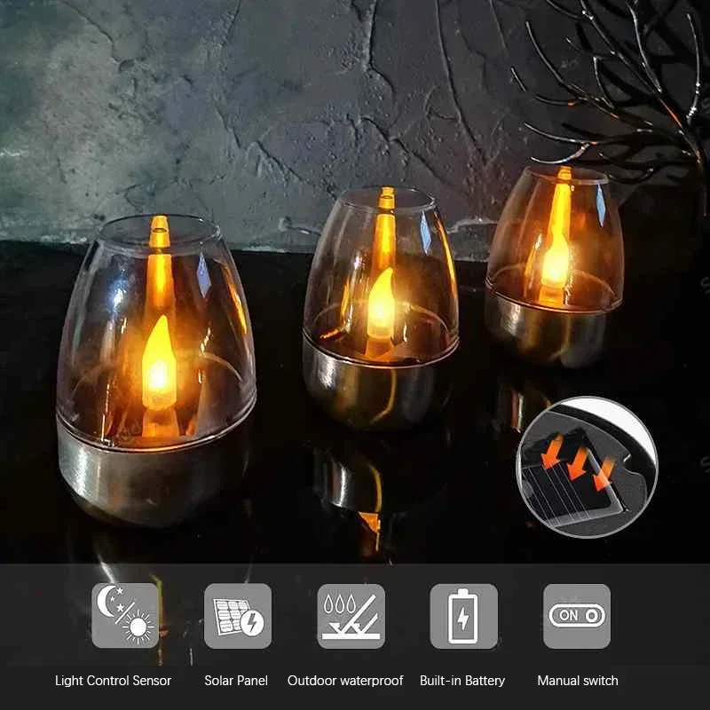 LED พลังงานแสงอาทิตย์เทียนแสง  - Outdoor Lighting Company บทวิจารณ์และราคา