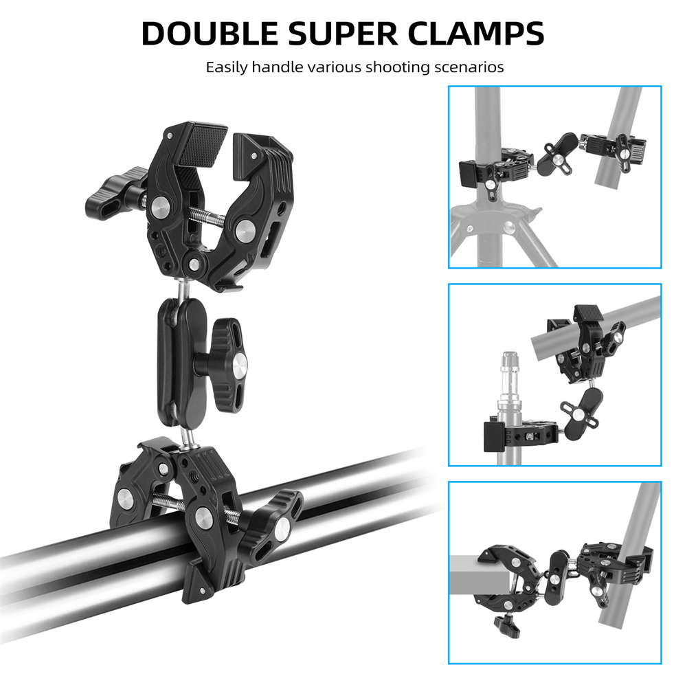 ตัวหนีบโลหะคู่แบบปรับได้ 2026  - Umbrella Led Clip บทวิจารณ์และราคา