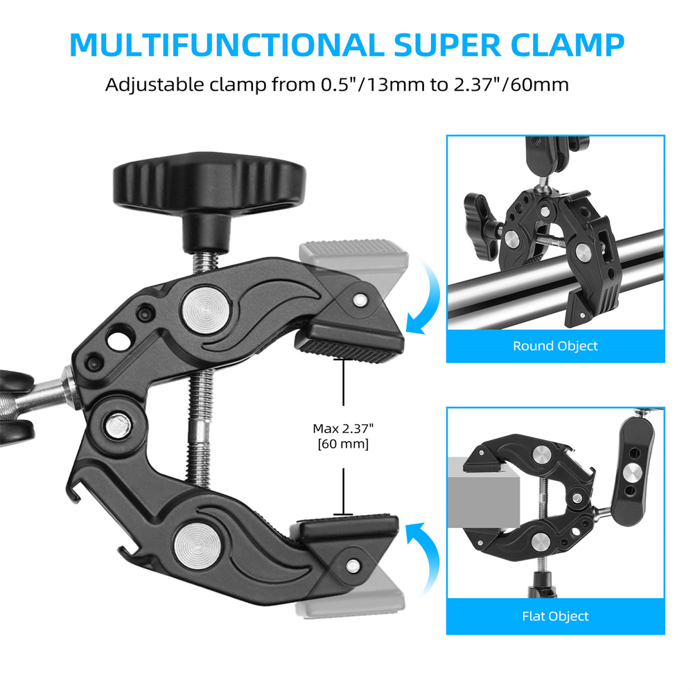 ตัวหนีบโลหะคู่แบบปรับได้ 2026  - Umbrella Led Clip บทวิจารณ์และราคา