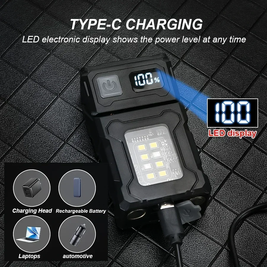 ไฟฉายพกพา LED แบบชาร์จไฟได้ขนา - Lighting Fixture Outdoor บทวิจารณ์และราคา