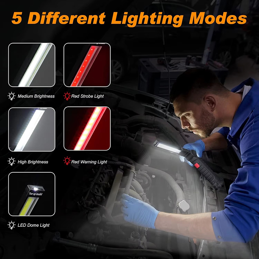 ไฟฉาย LED แบบพกพาพร้อมตะขอแม่เ - Outdoor Lighting Portable บทวิจารณ์และราคา