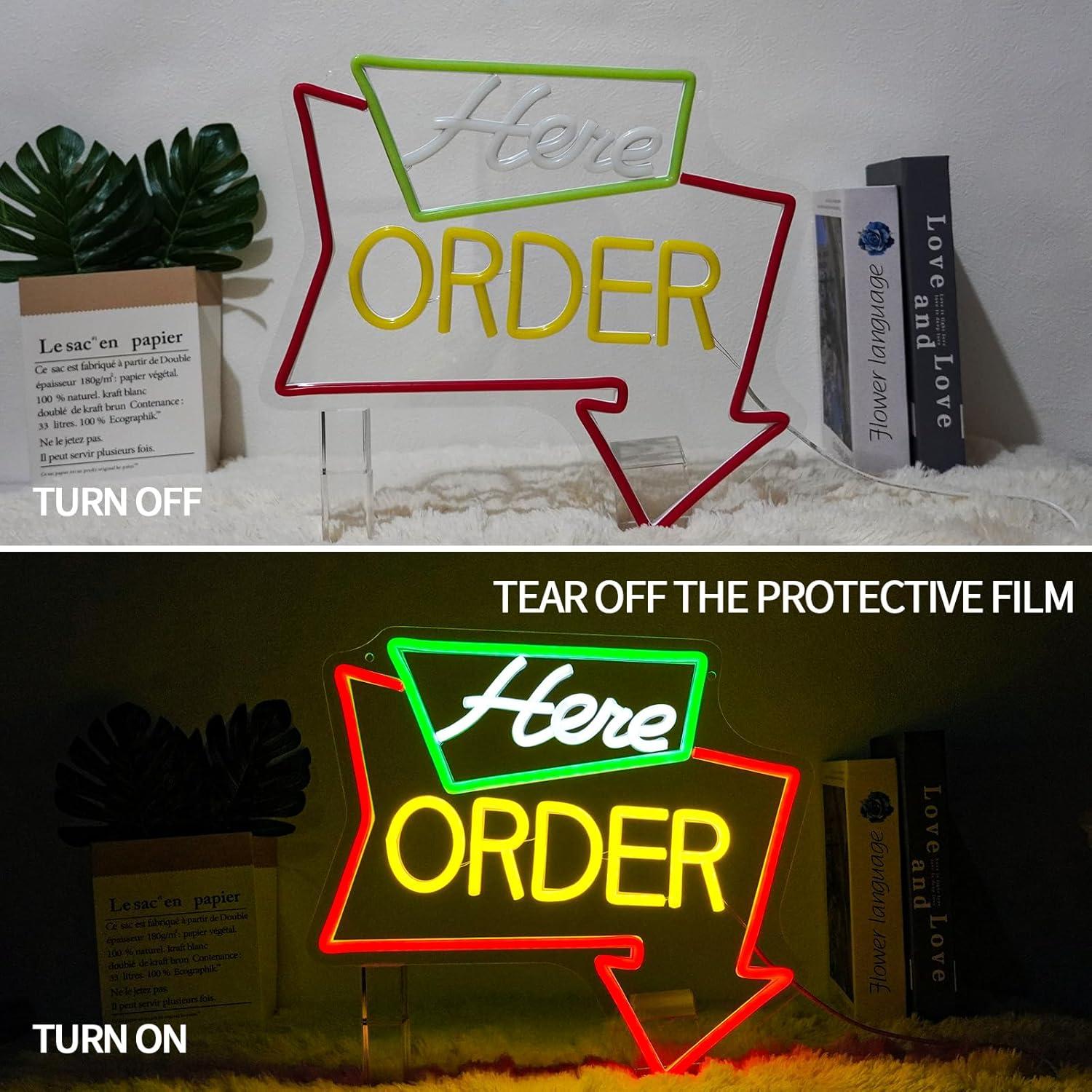 ป้ายไฟนีออนแบบหรี่แสงได้ รูปทร - Outdoor Lighting For Store บทวิจารณ์และราคา