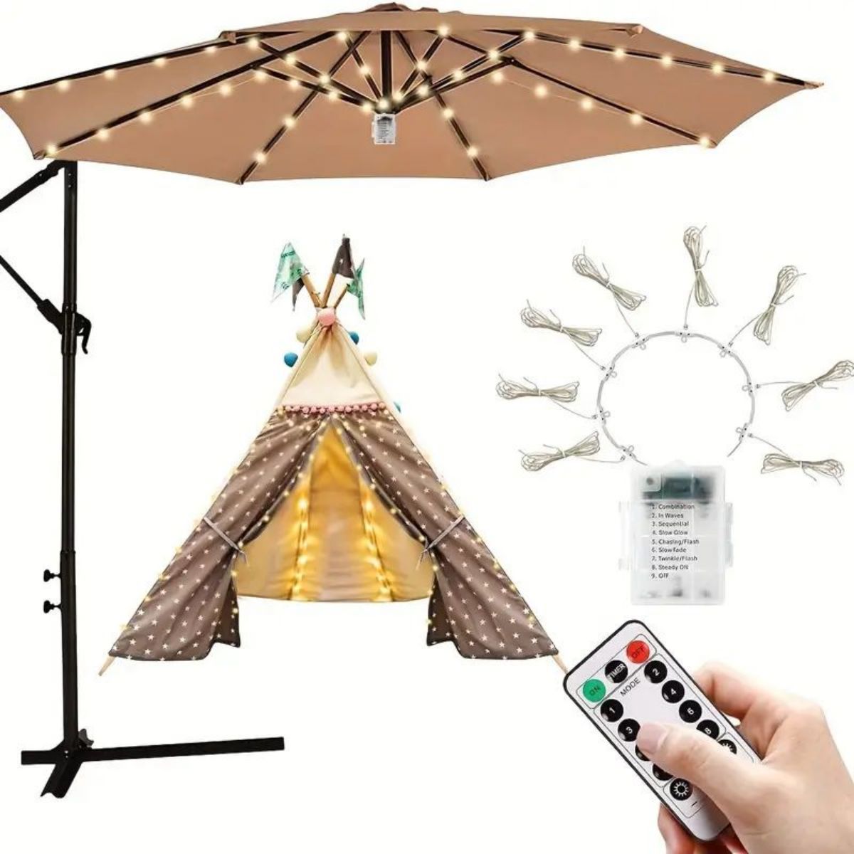 ไฟร่มสนามหน้าบ้านของคุณไฟคอมพิ - Outdoor Lighting For Your Yard บทวิจารณ์และราคา