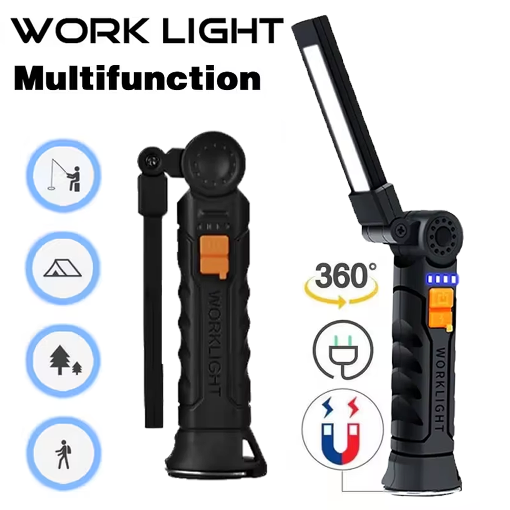 ไฟฉาย LED แบบพกพา COB ไฟฉายแบบ - Lighting Fixture Outdoor บทวิจารณ์และราคา