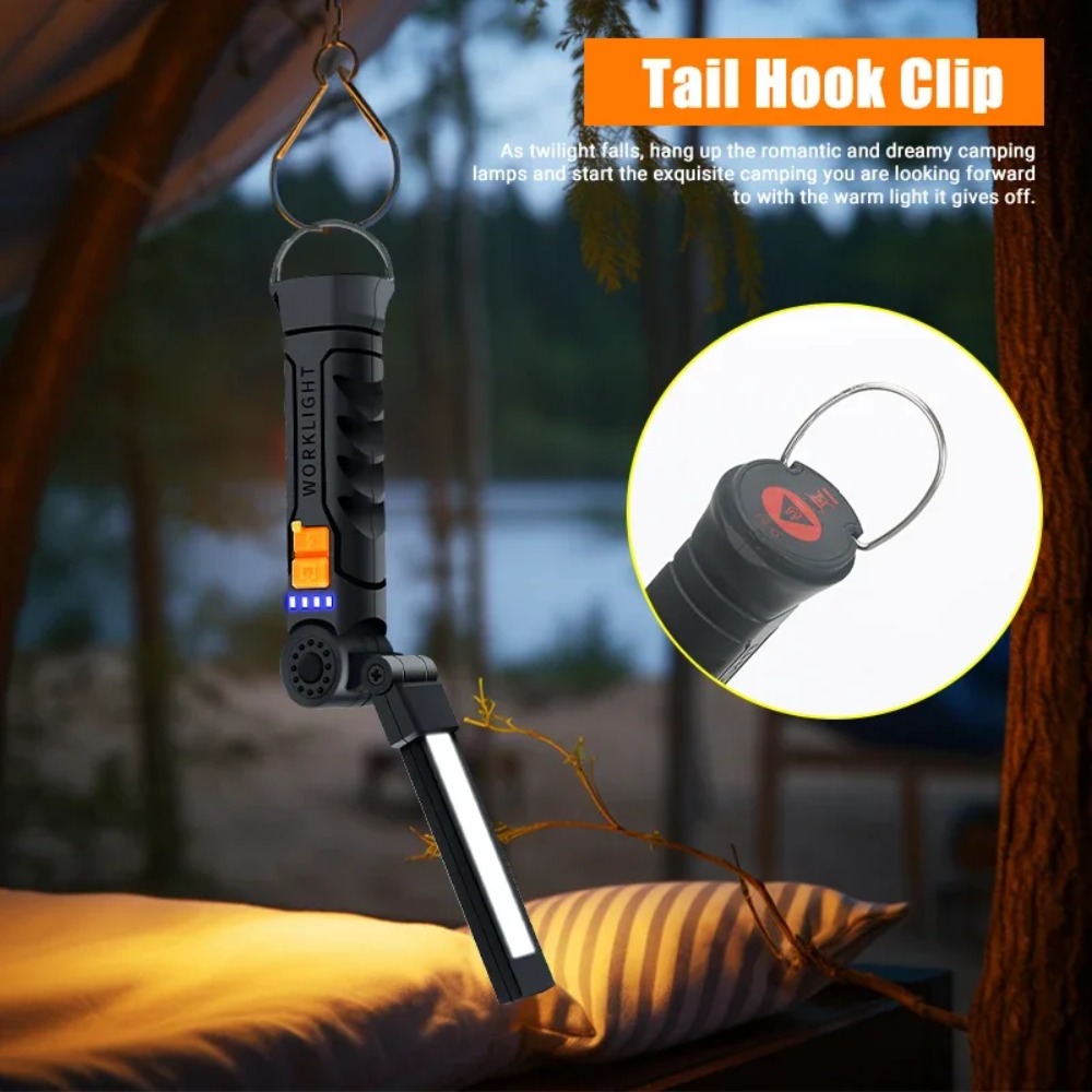 ไฟฉาย LED แบบพกพา COB ไฟฉายแบบ - Lighting Fixture Outdoor บทวิจารณ์และราคา