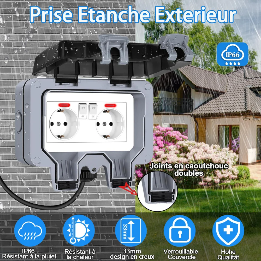 เต้ารับไฟฟ้าภายนอกแบบยุโรป พร้ - Outdoor Lighting Wall Mount บทวิจารณ์และราคา