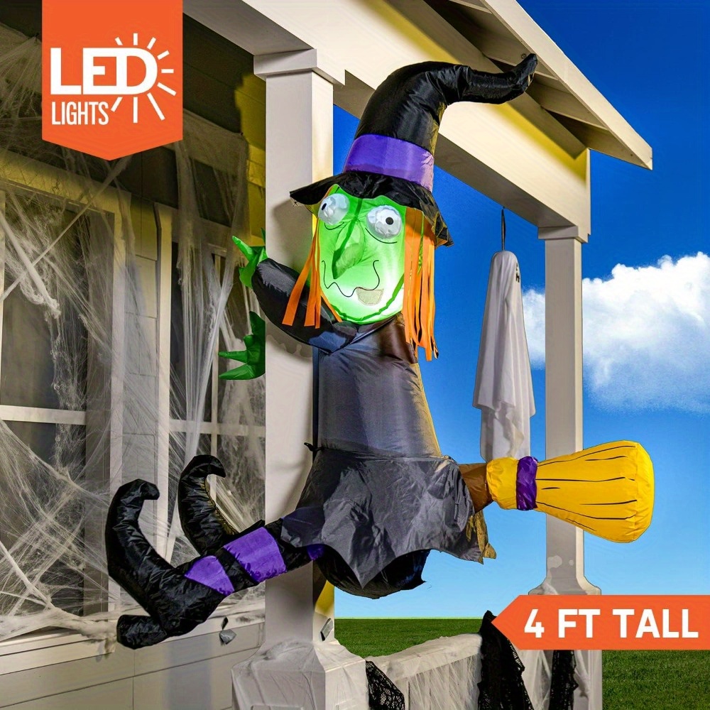แม่มดเป่าลมขนาด 4 ฟุต สำหรับฮา - Outdoor Lighting Effects บทวิจารณ์และราคา