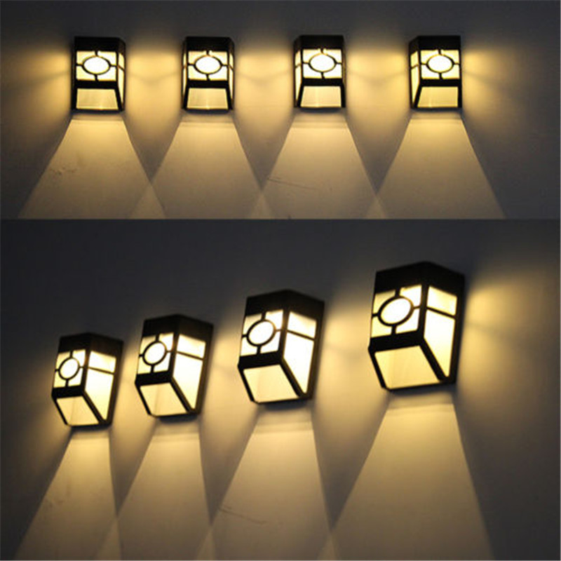 โคมไฟติดผนังพลังงานแสงอาทิตย์ไ - Outdoor Lighting Wall Mount บทวิจารณ์และราคา