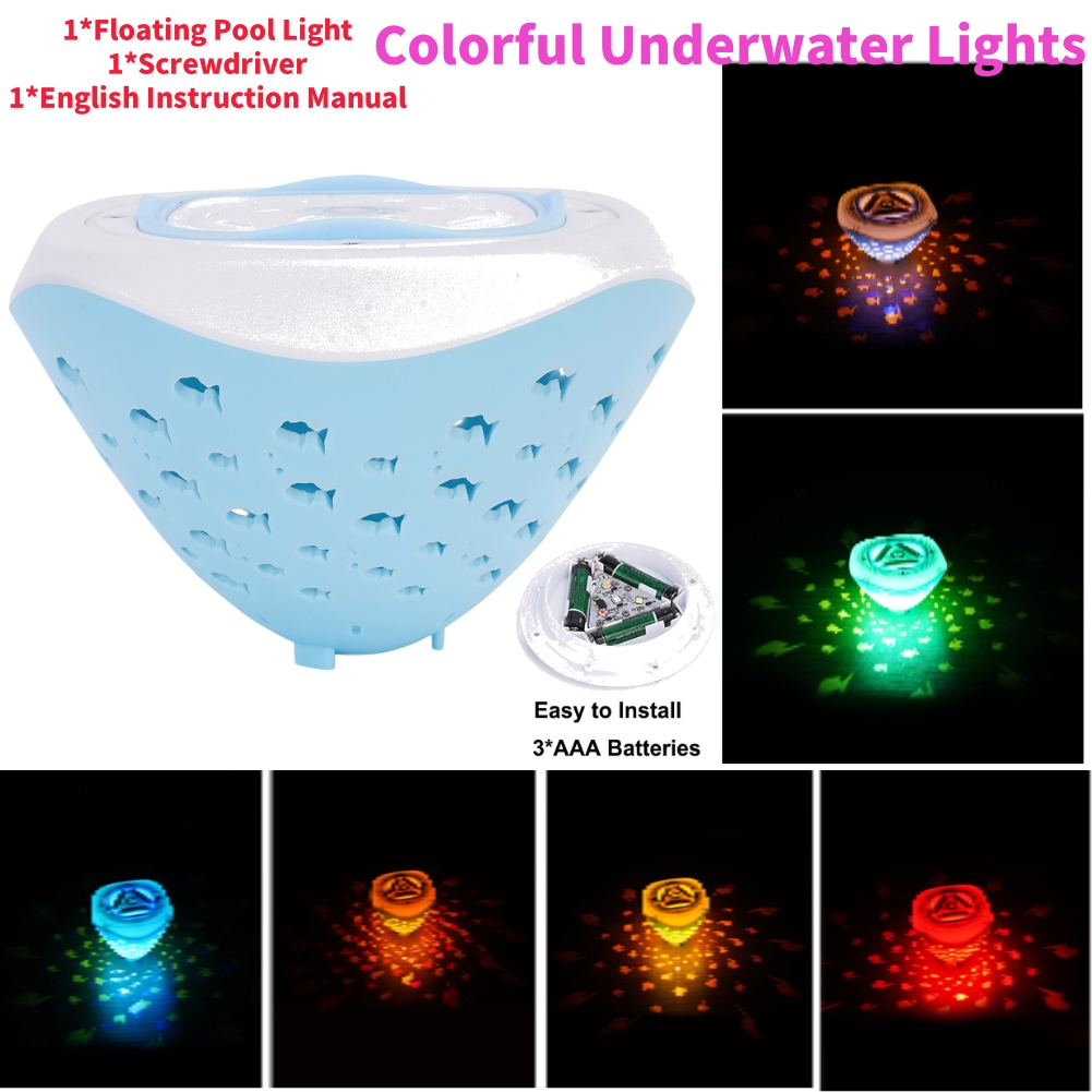 ไฟใต้น้ําที่มีสีสันปลารูปแบบน้ - Pond Light Submersible บทวิจารณ์และราคา