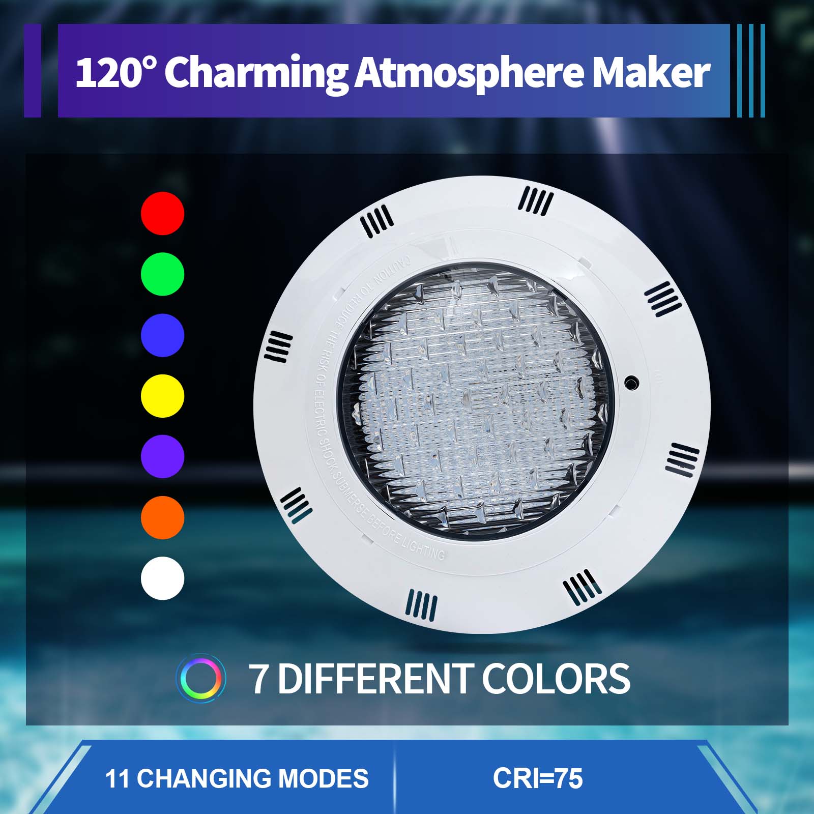 ไฟสระว่ายน้ำ LED RGB 45W & 36W - Pond Light Submersible บทวิจารณ์และราคา