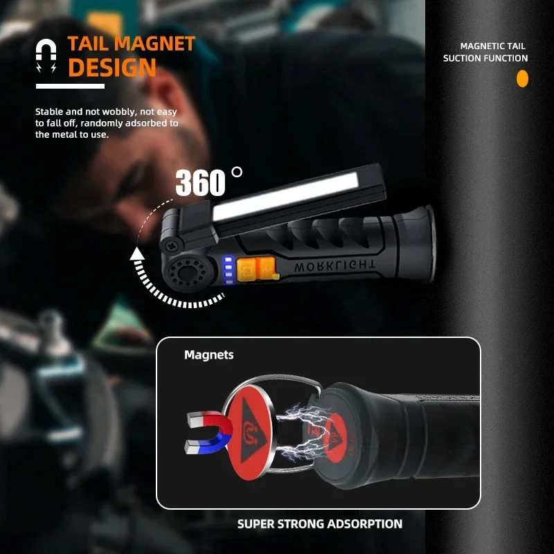 ไฟฉาย LED แบบชาร์จไฟได้พร้อมแม - Lighting Fixture Outdoor บทวิจารณ์และราคา