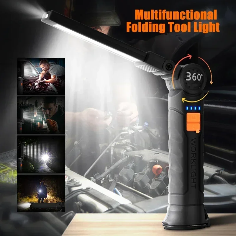 ไฟฉาย LED แบบชาร์จไฟได้พร้อมแม - Lighting Fixture Outdoor บทวิจารณ์และราคา