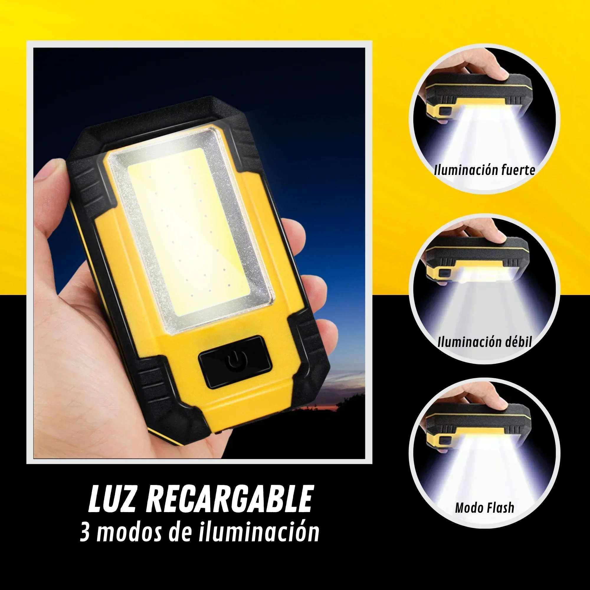 ไฟฉายชาร์จได้ 4000mAh แสงสว่าง - Lighting Fixture Outdoor บทวิจารณ์และราคา