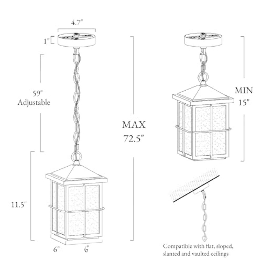 โคมไฟแขวนกลางแจ้ง, โคมไฟเพดานส - Lighting Fixture Outdoor บทวิจารณ์และราคา