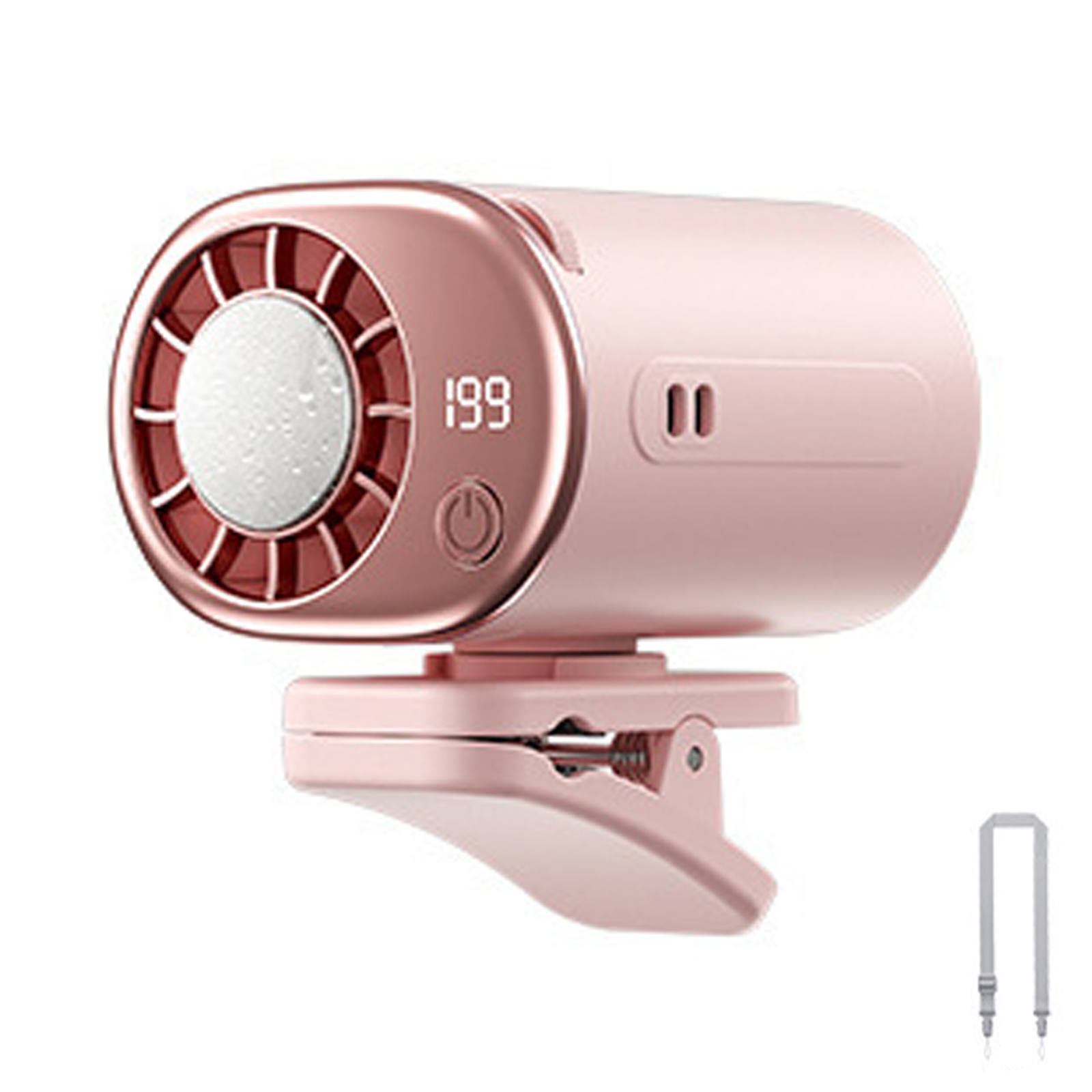 พัดลมไฟฟ้าแบบหนีบเอว จอแสดงผล  - Umbrella Led Clip บทวิจารณ์และราคา