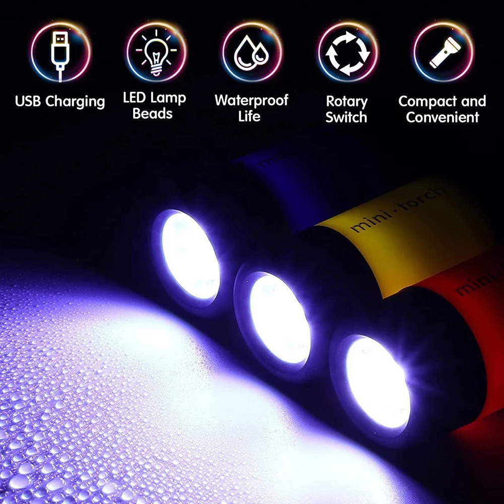 USB ชาร์จไฟได้ ไฟฉายขนาดเล็กสำ - Outdoor Lighting B&Q บทวิจารณ์และราคา