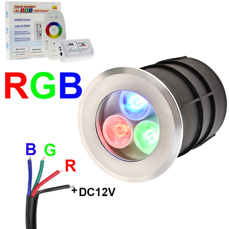 ไฟใต้ดิน LED 4สาย IP68 9W18W ก - Outdoor Lighting Underground Wiring บทวิจารณ์และราคา