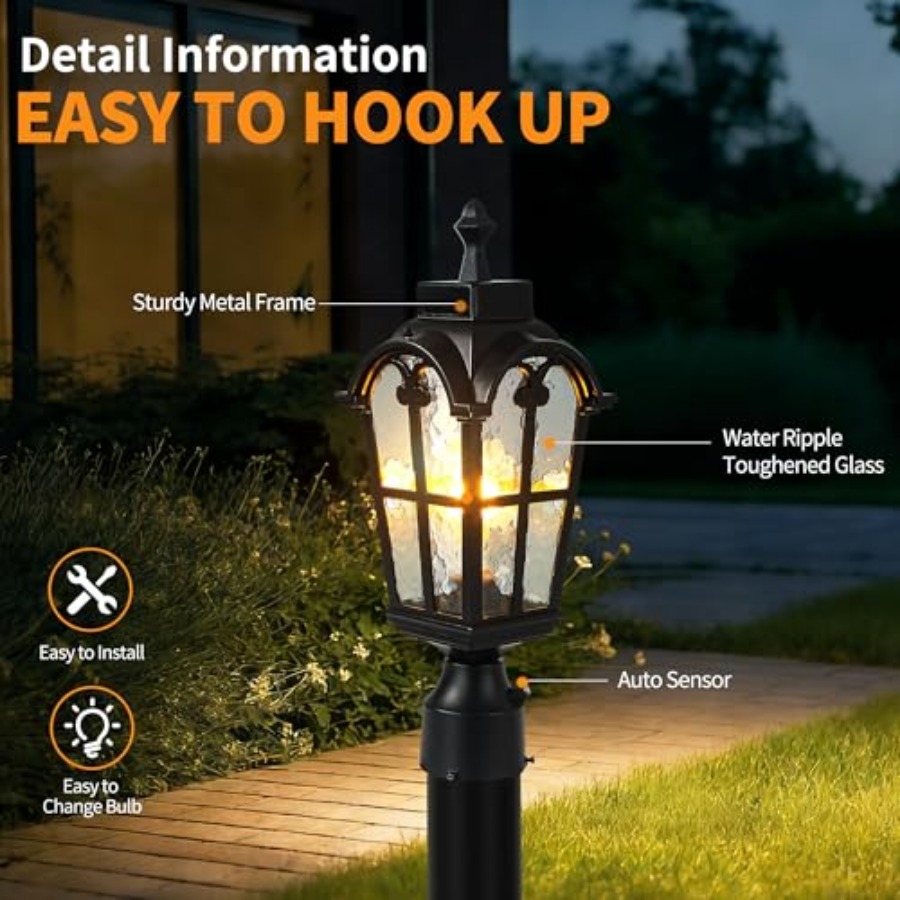 ไฟเสาภายนอกแบบเซ็นเซอร์ โคมไฟเ - Lighting Fixture Outdoor บทวิจารณ์และราคา