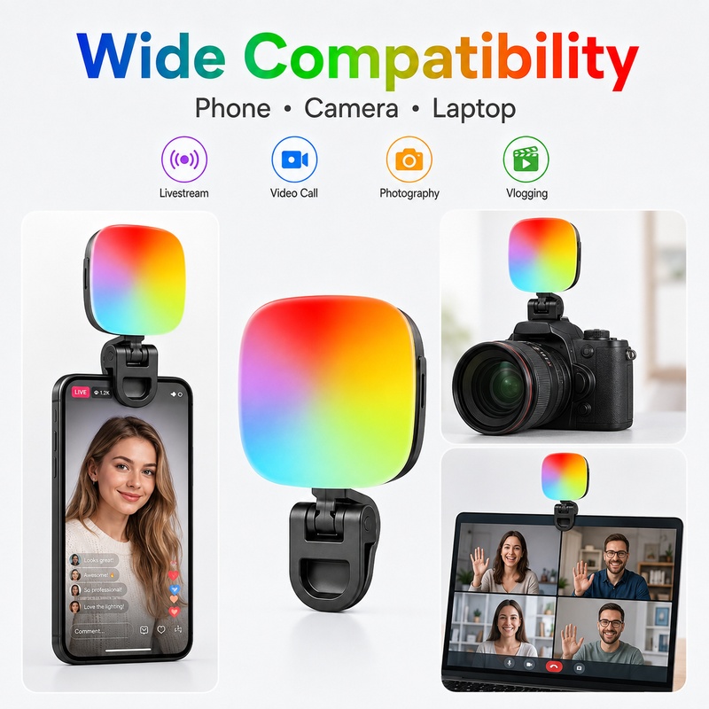 ไฟ LED RGB แบบพกพาสำหรับถ่ายภา - Outdoor Lighting And Camera บทวิจารณ์และราคา