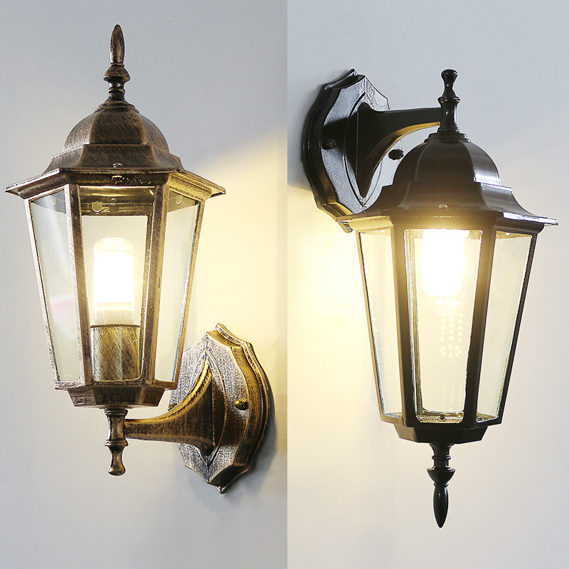 ยุโรปสไตล์ Retro LED โคมไฟติดผ - Outdoor Lighting Wall Mount บทวิจารณ์และราคา