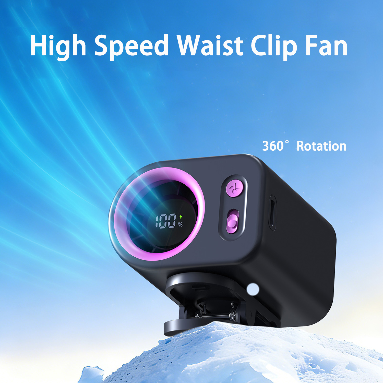 พัดลมหนีบเอวและพัดลมหนีบร่ม พั - Umbrella Led Clip บทวิจารณ์และราคา