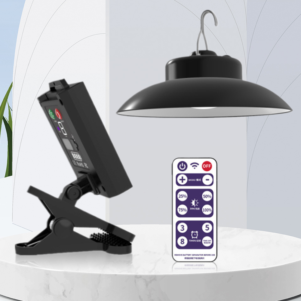โคมไฟร่มพลังงานแสงอาทิตย์แบบหน - Umbrella Led Clip บทวิจารณ์และราคา