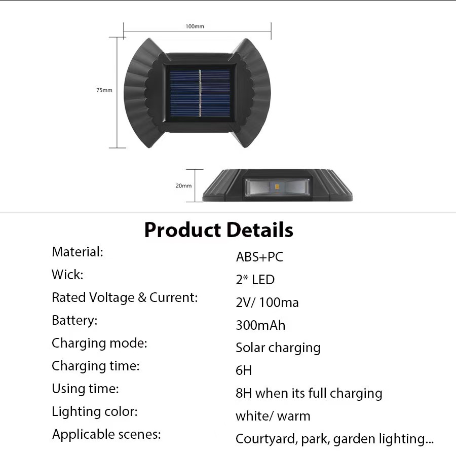ไฟติดผนังพลังงานแสงอาทิตย์ 2/8 - Outdoor Lighting For Your Yard บทวิจารณ์และราคา