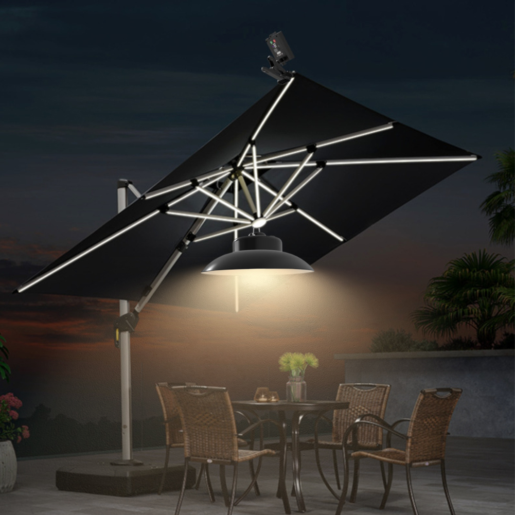 ไฟร่มสนามพลังงานแสงอาทิตย์ กัน - Umbrella Led Clip บทวิจารณ์และราคา