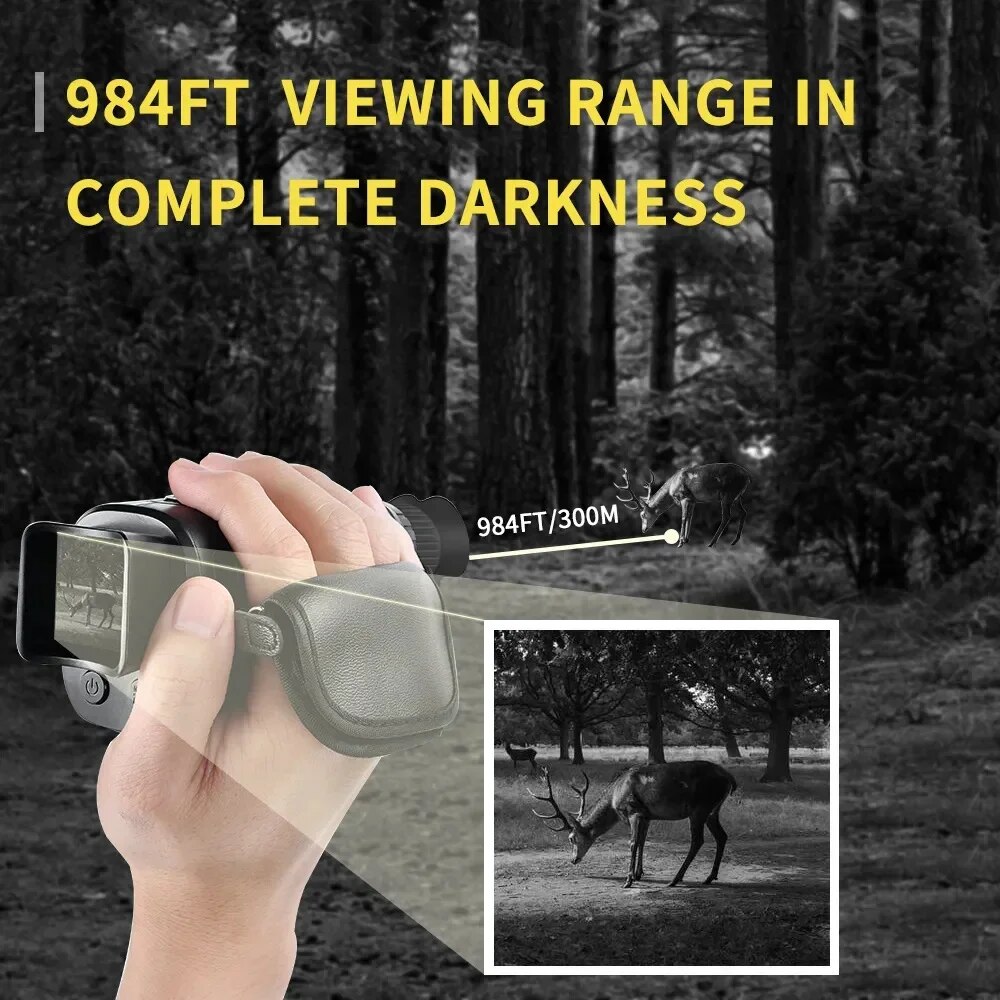 Monocular Night Vision อุปกรณ์ - Outdoor Lighting And Camera บทวิจารณ์และราคา