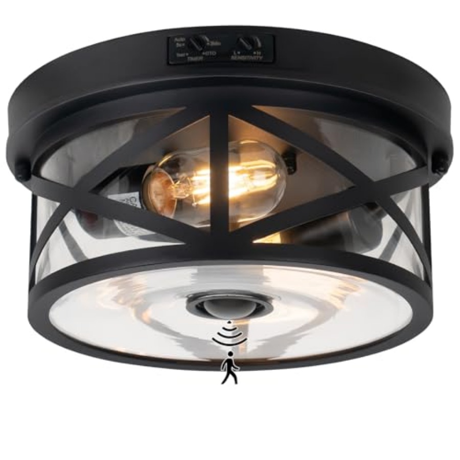 ไฟเพดานกลางแจ้งแบบมีเซ็นเซอร์ต - Lighting Fixture Outdoor บทวิจารณ์และราคา