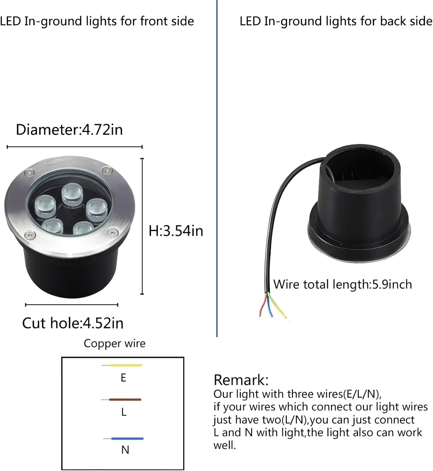 ไฟทางเดินแบบฝังกลางแจ้งสำหรับล - Outdoor Lighting Underground Wiring บทวิจารณ์และราคา