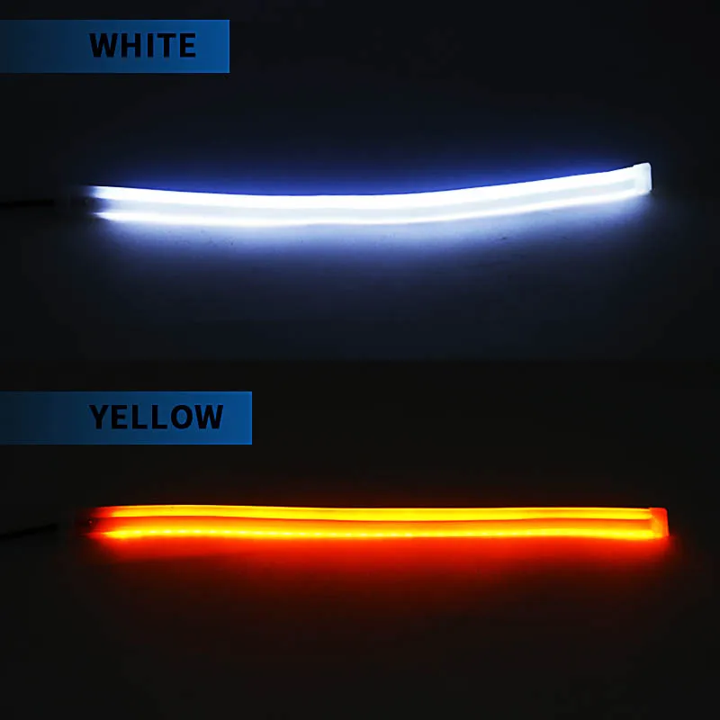 2 PCS DRL รถ LED ไฟวิ่งกลางวัน - Waterproof Led Strip บทวิจารณ์และราคา