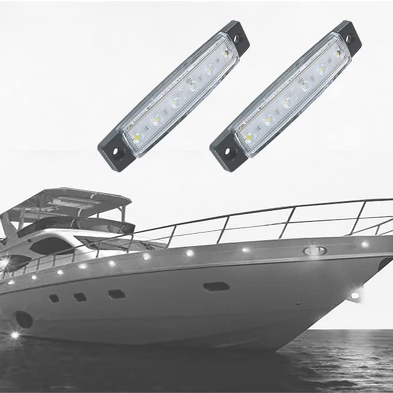 6 ชิ้น LED ไฟเรือเดินทะเล ไฟส่ - Waterproof Led Strip บทวิจารณ์และราคา