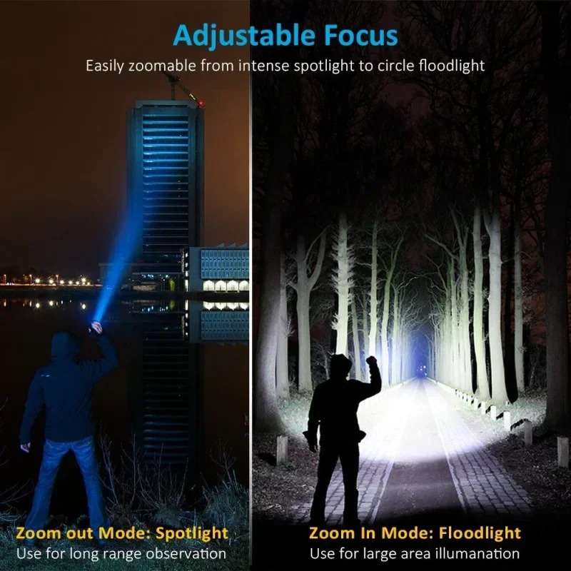 ไฟฉาย LED T6 แบบชาร์จไฟได้, ไฟ - Lighting Fixture Outdoor บทวิจารณ์และราคา
