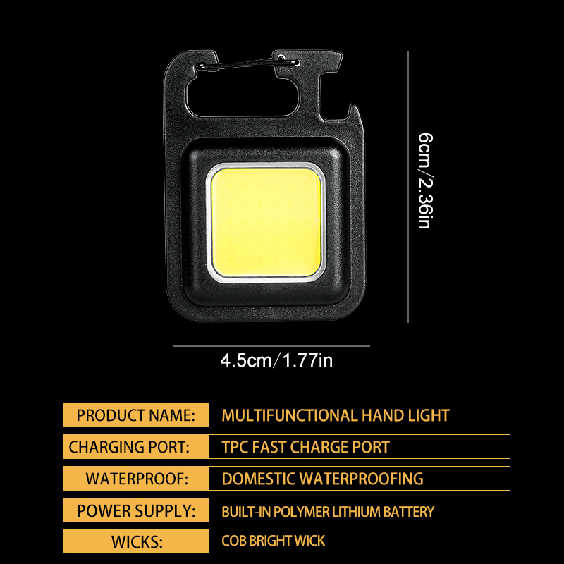 ไฟฉายพวงกุญแจ MINI COB สว่างพิ - Lighting Fixture Outdoor บทวิจารณ์และราคา