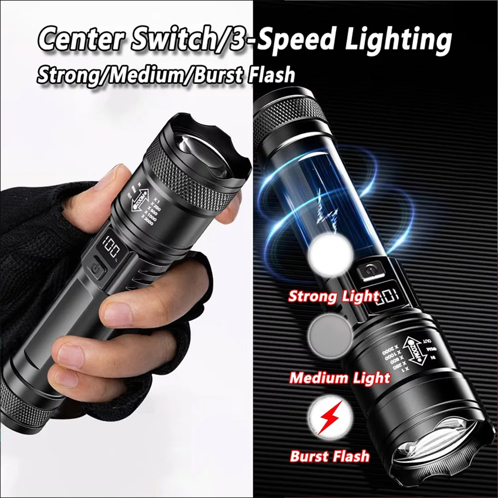 ไฟฉาย LED แบบชาร์จไฟได้ ไฟฉายซ - Outdoor Lighting B&Q บทวิจารณ์และราคา