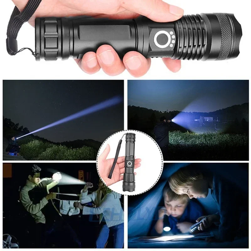 ไฟฉาย LED กำลังสูง XHP70 USB-C - Outdoor Lighting B&Q บทวิจารณ์และราคา