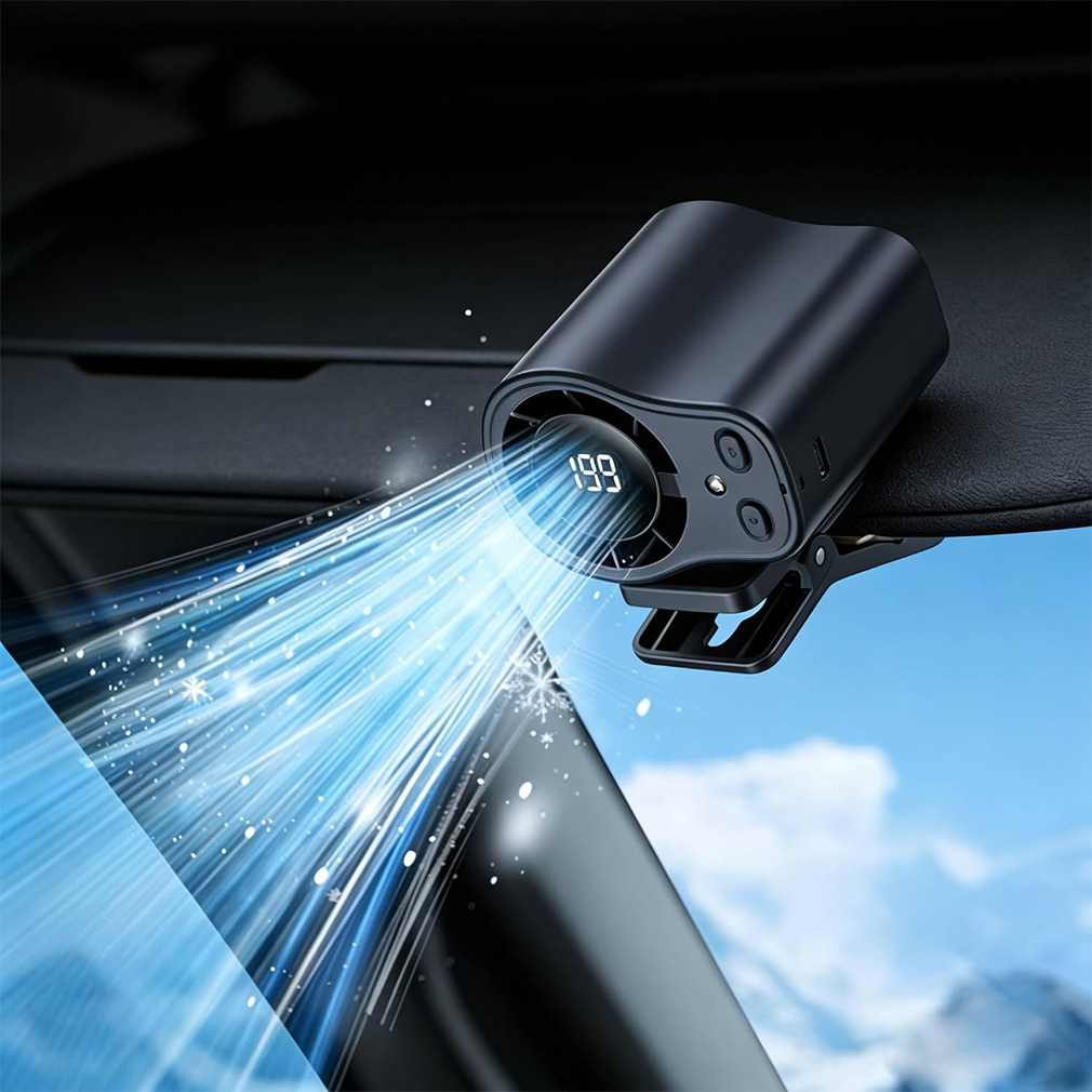 พัดลมระบายความร้อนแบบพกพาติดเอ - Umbrella Led Clip บทวิจารณ์และราคา